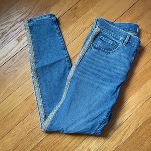 LOFT Beaded/Embellished Jeans